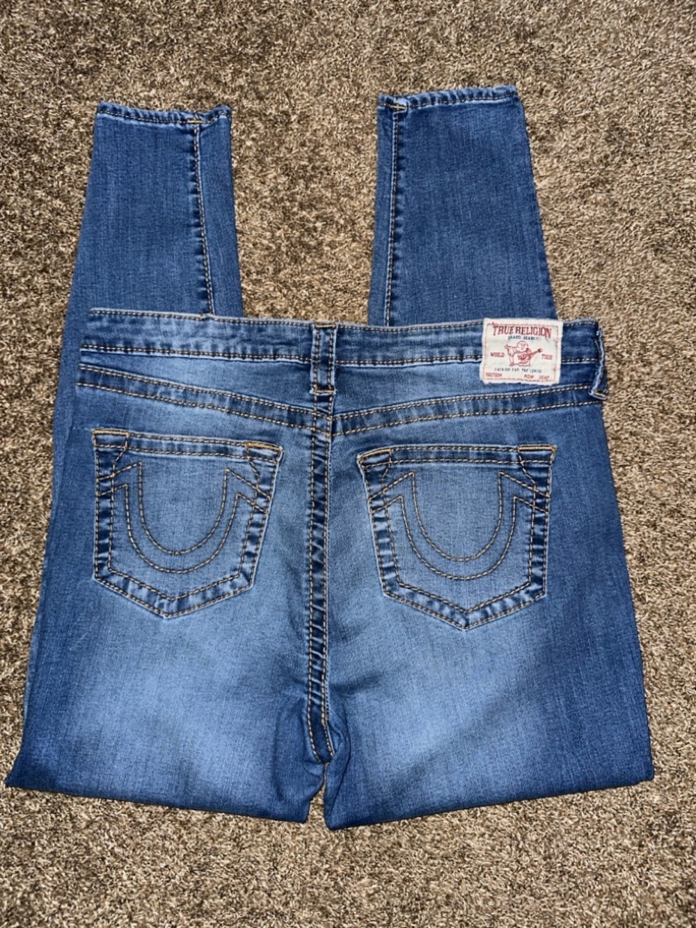 True Religion Jennie Curvy High Rise Super Skinny Jean